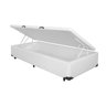 Cama box baú solteiro sommier 88x188x35_Espaço e Praticidade:corano bege - 5