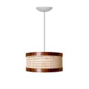 Ver imagem 1 de Lustre Pendente Sala Quarto Aramado Redondo Tela Decoração:Branco