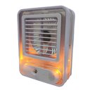 Ver imagem 3 de Ventilador Umidificador Agua 3 Velocidades Touch Usb Led Verao Calor Casa Mesa Trabalho Estudo