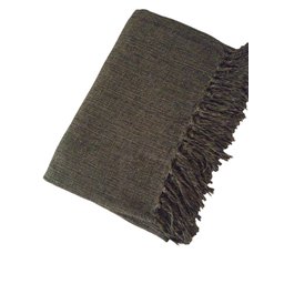 Manta para Sofá  Gigante Marrom Mesclado com Preto 2,40x1,80 (Chocolate) - 1