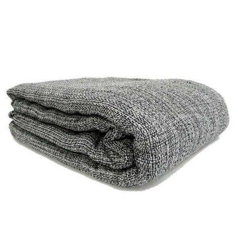 Manta para Sofá em Algodão Cinza Mesclado 2,40x1,80