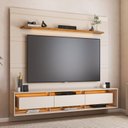 Ver imagem 1 de Painel para TV 85 Polegadas com LED 220x217cm Madison