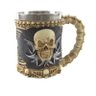 Caneca Caveira Tribal Copo Medieval Skull 3D Chopp Rock - 2