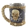 Caneca Caveira Tribal Copo Medieval Skull 3D Chopp Rock - 1