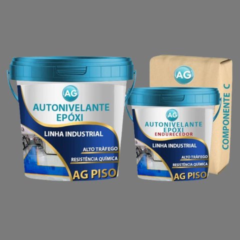 Autonivelante Industrial Cinza Poeira Ag - Ral7037 Resinas Ag Autonivelante Industrial Ag 5kg