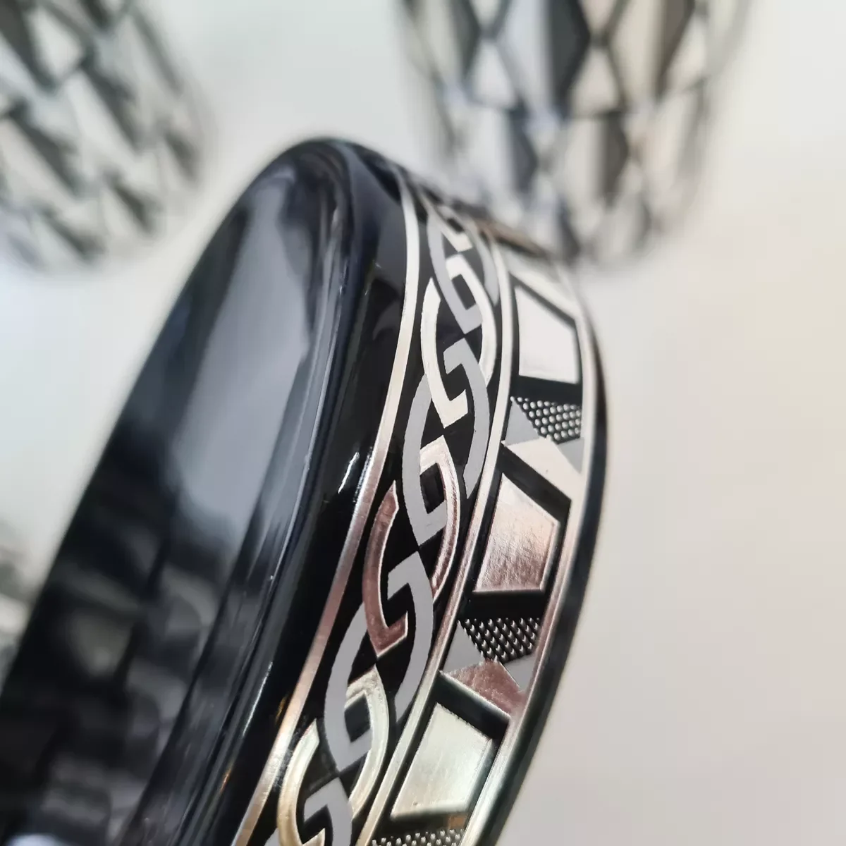 Ver imagem 5 de Kit Banheiro Luxo Prata Lavabo 4 Peças Porta Sab Liquído Escova