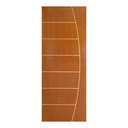 Ver imagem 2 de Porta Madeira Modelo Colmeia Frisada 4022 - 70x210 X 3,5 Jequitibá - Alamo