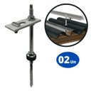 Ver imagem 3 de Estrutura Suporte Fixa Placa Painel Solar Alumínio Inox Telha Fibrocimento Ondulada Viga Madeira Per