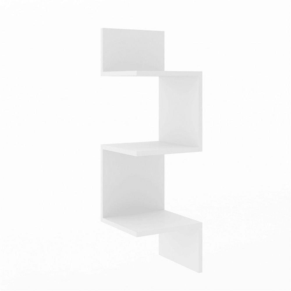 Prateleira de Canto 80cm Branco