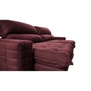 Ver imagem 4 de Sofá Retrátil e Reclinável 2,75m Molas Ensacadas Cama inBox Elegance com ThermoGel Velusoft