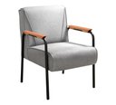 Ver imagem 1 de Poltrona Jade Cor:Linho Cinza 320