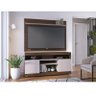 Rack Bancada Ambiente Yara e Painel para Tv Maia Nogueira Real Off White – Colibri - 1