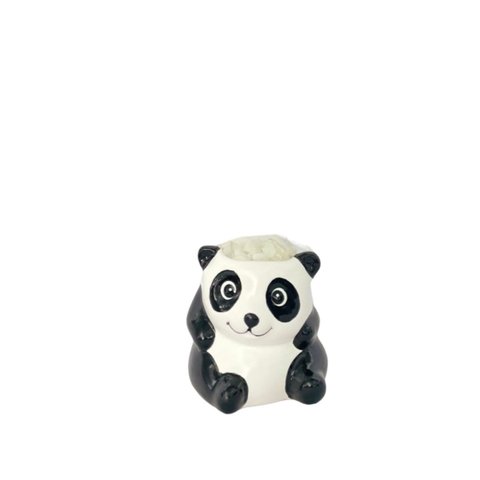 Vaso de Cerâmica Panda 7 X 6 X 6,5 Cm - Originalidade