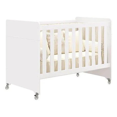 Berço Americano Evolution Multifuncional Flex 4 em 1reller - 3 Cores:branco/acetinado