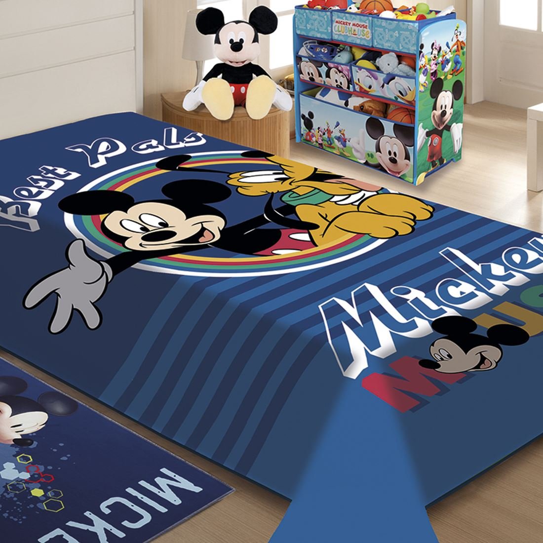 Cobertor Infantil Jolitex Disney Raschel Plus Mickey e Minnie - 2