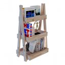Ver imagem 1 de Expositor de Livros com 3 Prateleiras Madeira