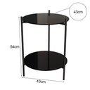 Ver imagem 2 de Mesa Lateral Industrial Premium Marbella Preto