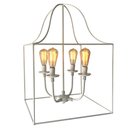 Ver imagem 3 de Lustre Rustico Para Área Gourmet Preto Artesanal Decorativo Libertas Rosas Artesanato Quadrado Branc