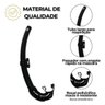 Mascara Mergulho Oculos Snorkel Repiraçao Nataçao Piscina Mar Praia Esporte Recreaçao Mar Faixa Ajus - 3