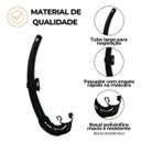Ver imagem 3 de Mascara Mergulho Oculos Snorkel Repiraçao Nataçao Piscina Mar Praia Esporte Recreaçao Mar Faixa Ajus