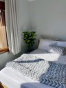 Ver imagem 1 de Manta Peseira de Maxi Tricot Queen 0,70x2,20m, Cor Cinza - Magma Cotton