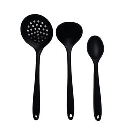 Jogo 3 Peças Silicone - Luxo - Preto Inteiriço. - 1