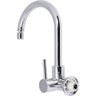 Torneira para Cozinha Bica Móvel Parede Abs Cromado Abertura Rápida Concept Liege - 4