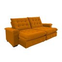 Ver imagem 5 de Sofá 3 Lugares Coliseu 2.30m Retrátil e Reclinável Super Pillow - Terra