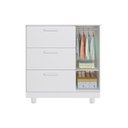 Ver imagem 2 de Cômoda Infantil Jujuba 1 Porta e 3 Gavetas Branco - Permóbili Baby
