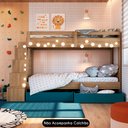Ver imagem 5 de Beliche Infantil com Escada e 4 Gavetas Infix C06 Aveiro/azul - Mpozenato