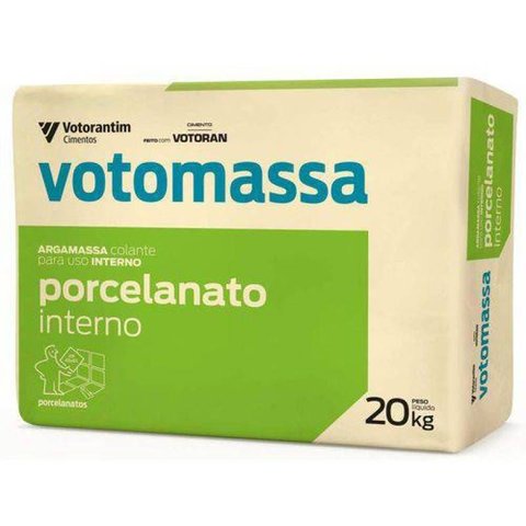 Argamassa Votoran Porcelanato Int. 20kg Cinza