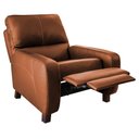 Ver imagem 2 de Poltrona do Papai Sala de Cinema Reclinável Manual Viena Two Way Couro Marrom Claro G40 - Gran Belo