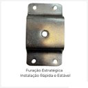 Ver imagem 3 de 4 Chapinha Chapa Fixação Metal Inclinar Pe Palito Rosca 5/16
