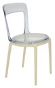 Ver imagem 1 de Cadeira Luna C Transparente Bege