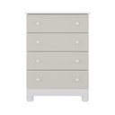 Ver imagem 5 de Cômoda Infantil 65cm com 4 Gavetas Allegra Multimóveis Mp4421 Branco/off White Branco/off White