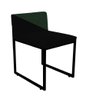 Kit 10 Cadeira Office Ferro Preto Suede Preto E Verde Musgo - 2