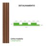 Painel Ripado Eva Laminado Autocolante 10cm Rpdol C/10 Metros Madeto Cinamomo - 3