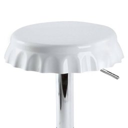 Banqueta Botcap com Ajuste de Altura 45000 Cromada/Branca - Belfix - 4