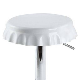 Banqueta Botcap com Ajuste de Altura 45000 Cromada/Branca - Belfix - 2