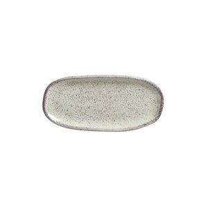CONJUNTO C/ 4 TRAVESSAS OVAL RASA MINI ORGÂNICO PISTACHE 16,5x8 CM