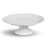 Prato Para Bolo Com Pedestal Etagiere Passion Branco Grande Porto Brasil - 1