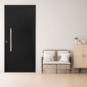 Ver imagem 2 de Porta de Giro Alumínio Preto Lambril C/puxador 60cm Maxx