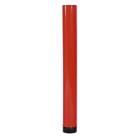 CANO CHAMINE ESMALTADO VERMELHO 1 M 110 MM