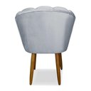 Ver imagem 5 de Cadeira para Mesa de Jantar Flor Moderna Balaqui Decor Cinza