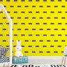 Papel de Parede Batman Preto Fundo Amarelo - 1