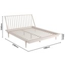 Ver imagem 5 de Cama Queen + 2 Mesas de Cabeceira Nordik Branco/Lavado