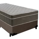Ver imagem 5 de Cama Box Suede Solteiro + Colchão Sereneprime Molas Ensacadas 88x188x65 Marrom