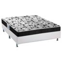 Ver imagem 1 de Cama Box Casal: Colchão Espuma Probel Advanced + Base CRC Courano White(138x188)