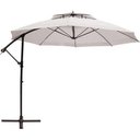 Ver imagem 1 de Ombrelone Suspenso Giratorio 360 3,5M-Teto Duplo-Aluminio