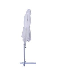 Ombrelone Suspenso Regulável Quadrado Cannes Bel Fix 2,65mx2,70m Branco - 5 Ombrelone Suspenso Regulável Quadrado Cannes Bel Fix 2,65mx2,70m Branco - 5